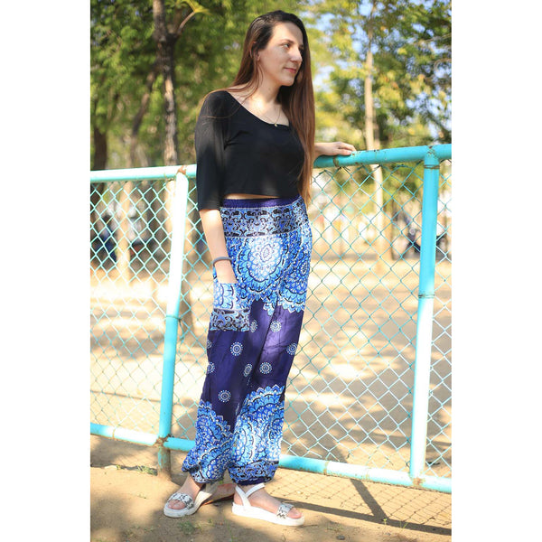 Rose bush 183 women harem pants in Navy PP0004 020183 01