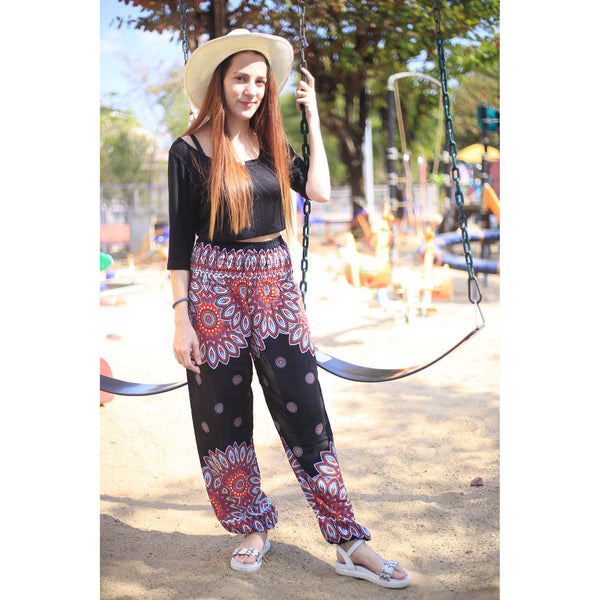 Side sunflower 141 women harem pants in Black PP0004 020141 05