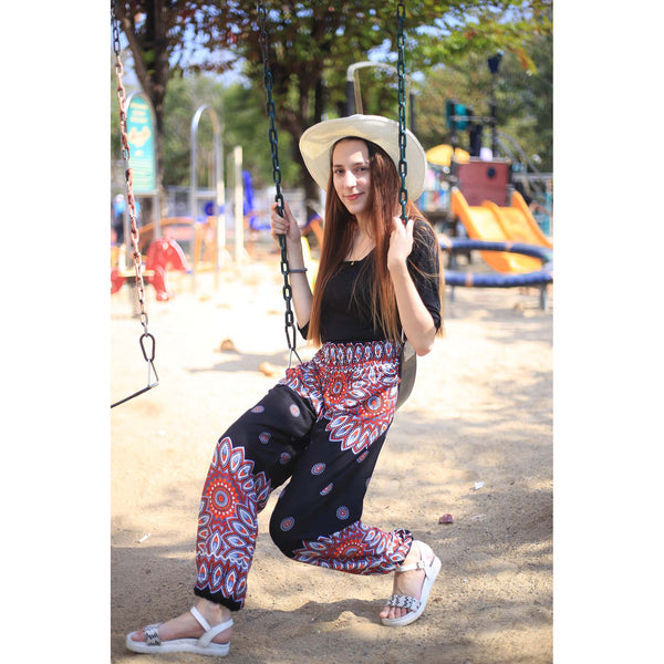 Side sunflower 141 women harem pants in Black PP0004 020141 05