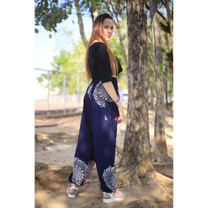 Simple mandala 165 women harem pants in Navy blue PP0004 020165 05