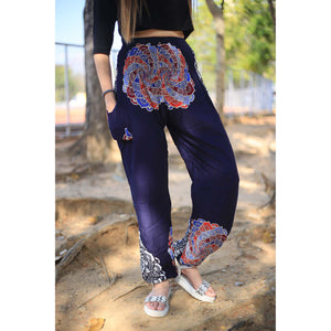 Simple mandala 165 women harem pants in Navy blue PP0004 020165 05