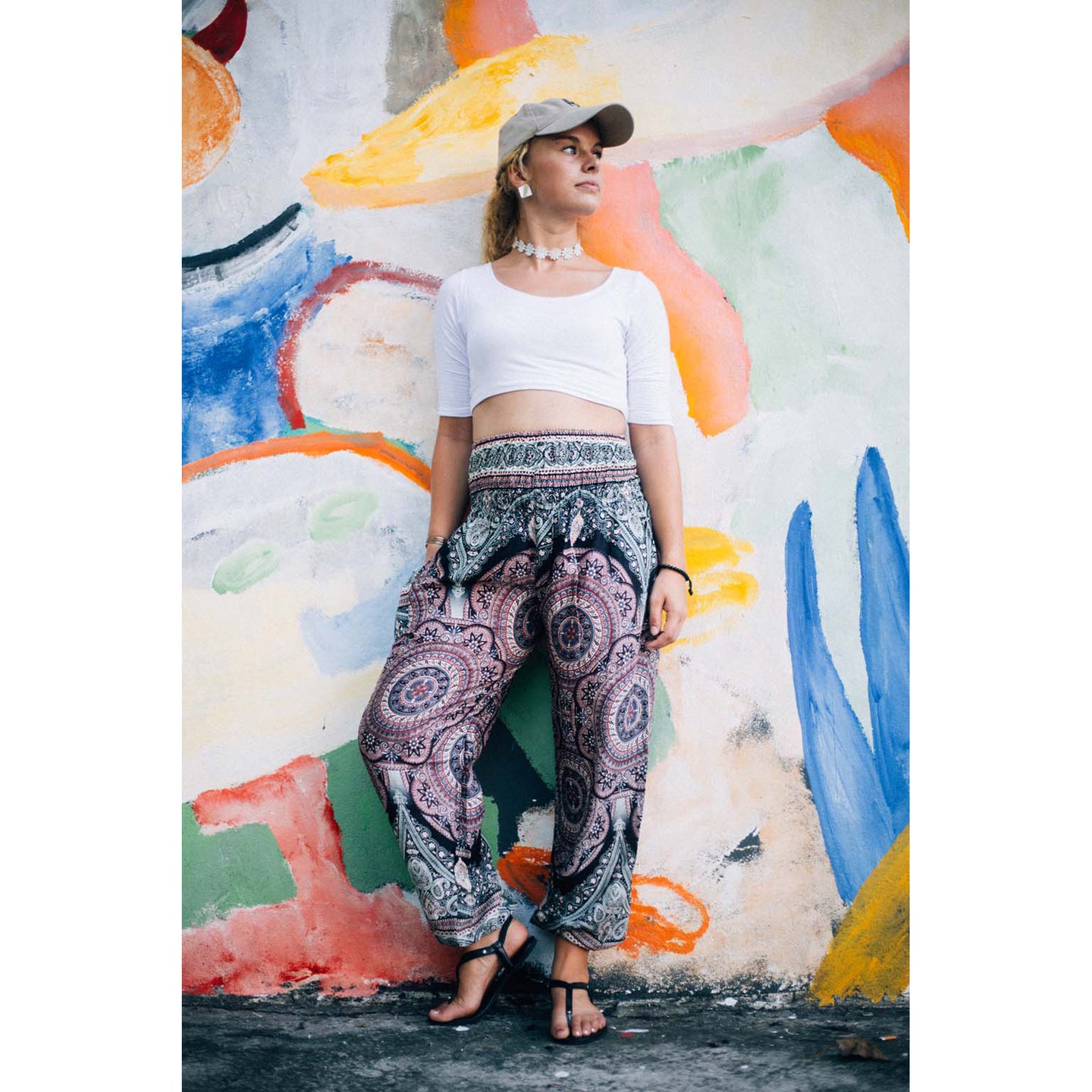 Templ mandala 120 women harem pants in Black PP0004 020120 01