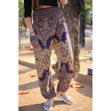 Load image into Gallery viewer, Temple flower 159 women harem pants in Purple PP0004 020159 05