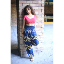 Load image into Gallery viewer, Tie dye 103 women harem pants in Bright Navy PP0004 020103 02
